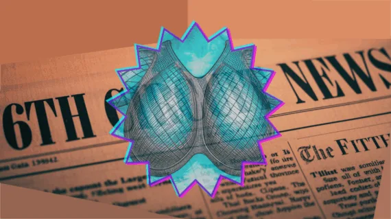 6th Circuit Breast Mesh News headline featuring an internal bra implant